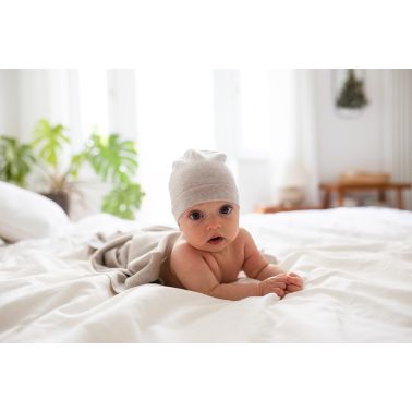 Poofi Zestaw merino Cozy kolor: beżowo-szary