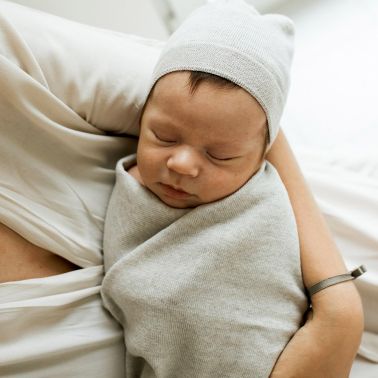 Poofi Zestaw merino Cozy kolor: beżowo-szary