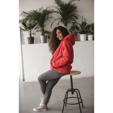 Bluza ciążowa i do karmienia Motherhood oversize żurawinowa