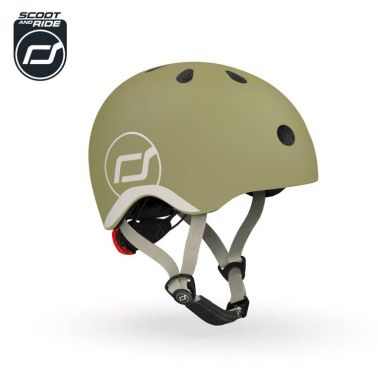 Kask dla dzieci 1-5 lat Scoot&Ride Olive (XXS-S)