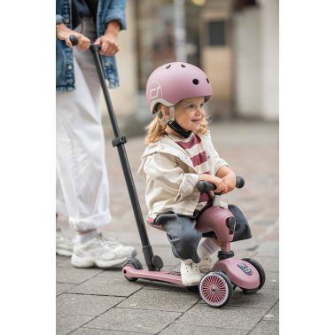 Kask dla dzieci 1-5 lat Scoot&Ride Wildberry (XXS-S)