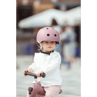 Kask dla dzieci 1-5 lat Scoot&Ride Wildberry (XXS-S)