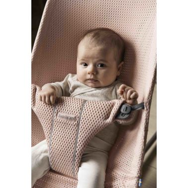 BABYBJORN - leżaczek Bliss Mesh - Perłowy Różowy