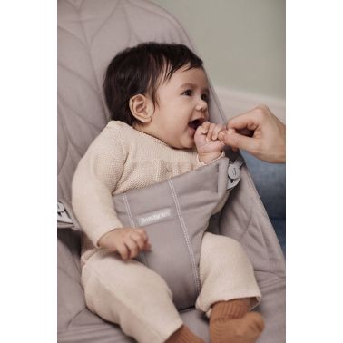 BABYBJORN - leżaczek Bliss Woven, Petal Quilt - Sand Grey