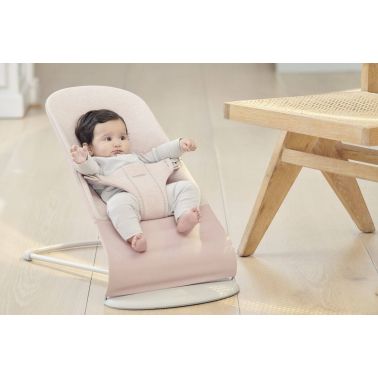 BABYBJORN - leżaczek BLISS 3D Jersey - Jasny Róż