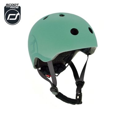 SCOOTANDRIDE Kask S-M dla dzieci 3+ Forest