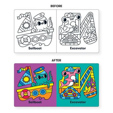 Mudpuppy 0 m+ Magiczna książeczka do kąpieli Podwodni kierowcy