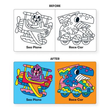 Mudpuppy 0 m+ Magiczna książeczka do kąpieli Podwodni kierowcy