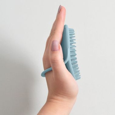 Shnuggle szczotka silikonowa do włosów dla niemowląt Blue