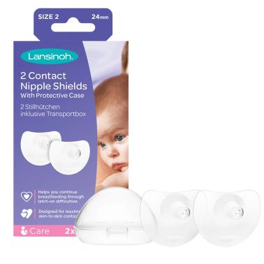 Lansinoh Osłonki laktacyjne Nipple Shields 24mm