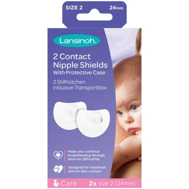 Lansinoh Osłonki laktacyjne Nipple Shields 24mm