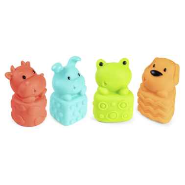 CANPOL BABIES Zabawki do kąpieli 4 szt zwierzaki