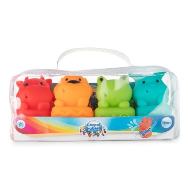 CANPOL BABIES Zabawki do kąpieli 4 szt zwierzaki