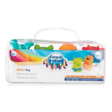 CANPOL BABIES Zabawki do kąpieli 4 szt zwierzaki