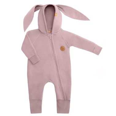 Ciepły kombinezon na zamek Królik Benni - brudny róż
