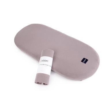 Poofi Prześcieradło do wózka Organic kolor lawenda