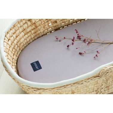 Poofi Prześcieradło do wózka Organic kolor lawenda