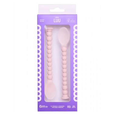 LUU Zestaw Łyżek do Karmienia Velvet Blush