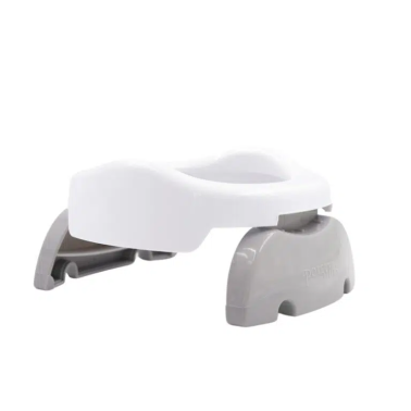 Potette 2w1 Nocnik dla dziecka i nakładka na toaletę, biało-szary