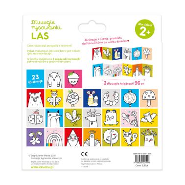 CzuCzu Dłuuugie rysowanki Koloruję – Las