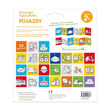 CzuCzu Dłuuugie rysowanki Koloruję – Pojazdy