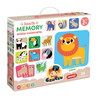 CzuCzu Duuuże memory Dzikie zwierzęta 2+