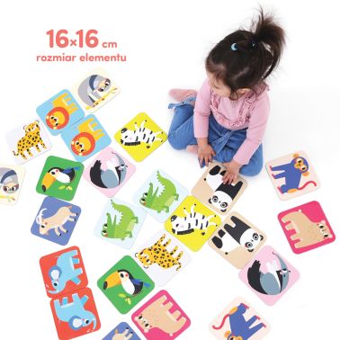 CzuCzu Duuuże memory Dzikie zwierzęta 2+