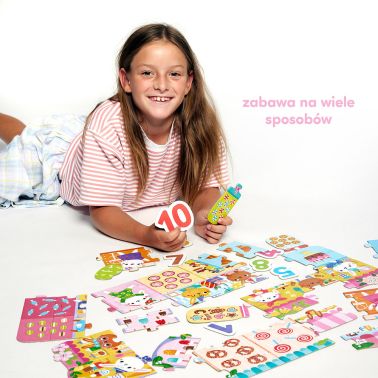 CzuCzu Puzzle Cyfry Króliczki 3+, 4+
