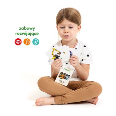 CzuCzu Karty obrazkowe na sznureczku Pojazdy 12+