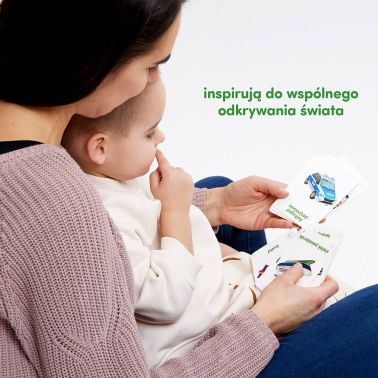 CzuCzu Karty obrazkowe na sznureczku Pojazdy 12+