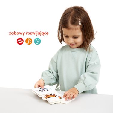 CzuCzu Karty obrazkowe na sznureczku Zwierzęta 12+