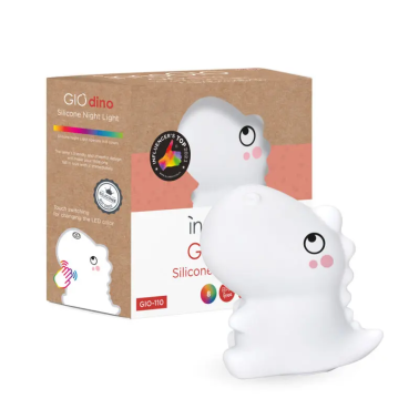 Innogio Silikonowa lampka nocna dla dzieci Dinozaur GIOdino