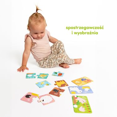 CzuCzu Zwierzątka z gospodarstwa Puzzle do pary