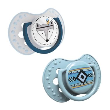 Smoczek silikonowy dynamiczny LOVI 2 szt. Indian Summer Boy