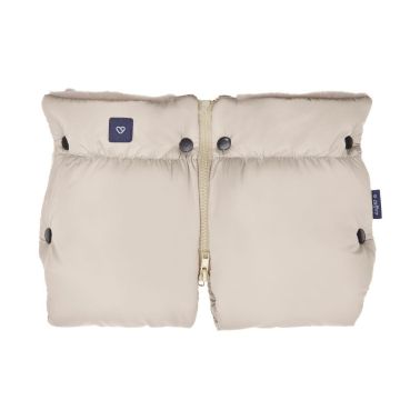 Zaffiro Mufka do wózka dwuczęściowa Vanilla + Beżowa Wełna Premium