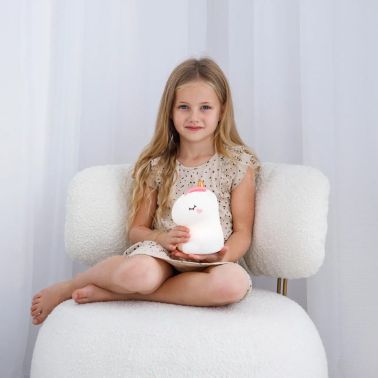 Innogio Silikonowa lampka nocna dla dzieci Jednorożec GIOlittle Unicorn