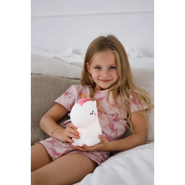 Innogio Silikonowa lampka nocna dla dzieci Jednorożec GIOlittle Unicorn