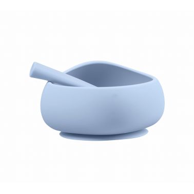 Mombella Miseczka z Przyssawką Light Blue