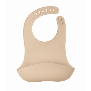 Mombella Śliniak z kieszonką Panda Light Brown