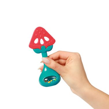Babyono Edukacyjny gryzak z grzechotką WATERMELON