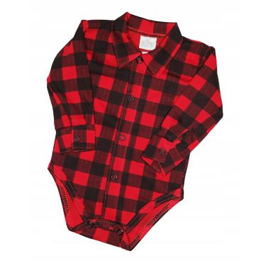 Body Koszulowe Roger czerwona krata