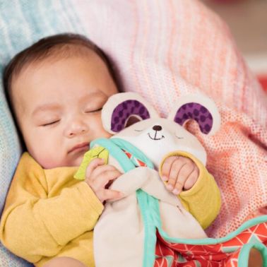 B.Toys Kocyk-Przytulanka dla niemowląt Króliczek