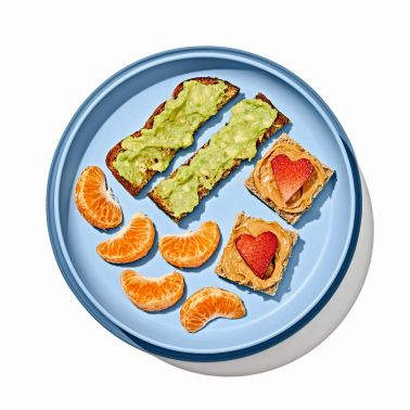 OXO Talerzyk z Silikonową Przyssawką Dusk pastelowy błękit