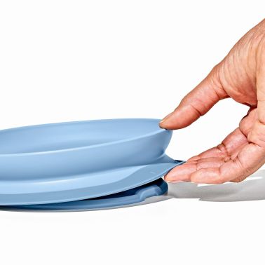 OXO Talerzyk z Silikonową Przyssawką Dusk pastelowy błękit
