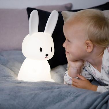Innogio Silikonowa lampka nocna dla dzieci królik duży GIOrabbit Maxi GIO