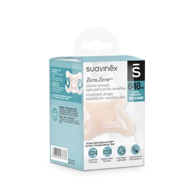 Suavinex Smoczek fizjologiczny SX Pro silikonowy 6-18m ZERO ZERO