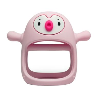 Smily Mia Gryzak Silikonowy Pingwin Light Pink