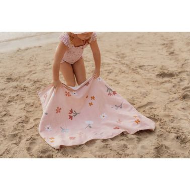 Little Dutch Ręcznik plażowy Little Pink Flowers