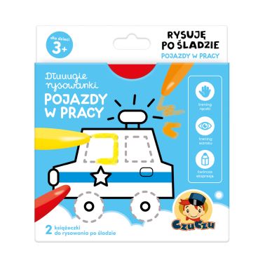 CzuCzu Dłuuugie rysowanki Rysuję po śladzie – Pojazdy w pracy