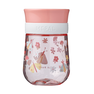 Kubek dziecięcy treningowy 300ml MIO Flowers & Butterflies MEPAL